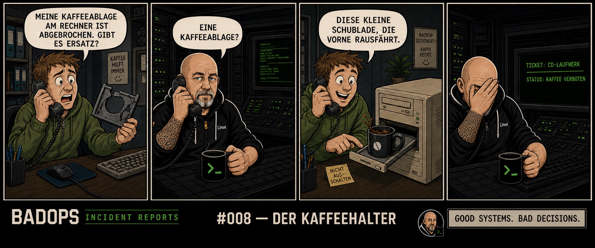 Vorschau: BADOPS Incident Report 008 – Der Kaffeehalter