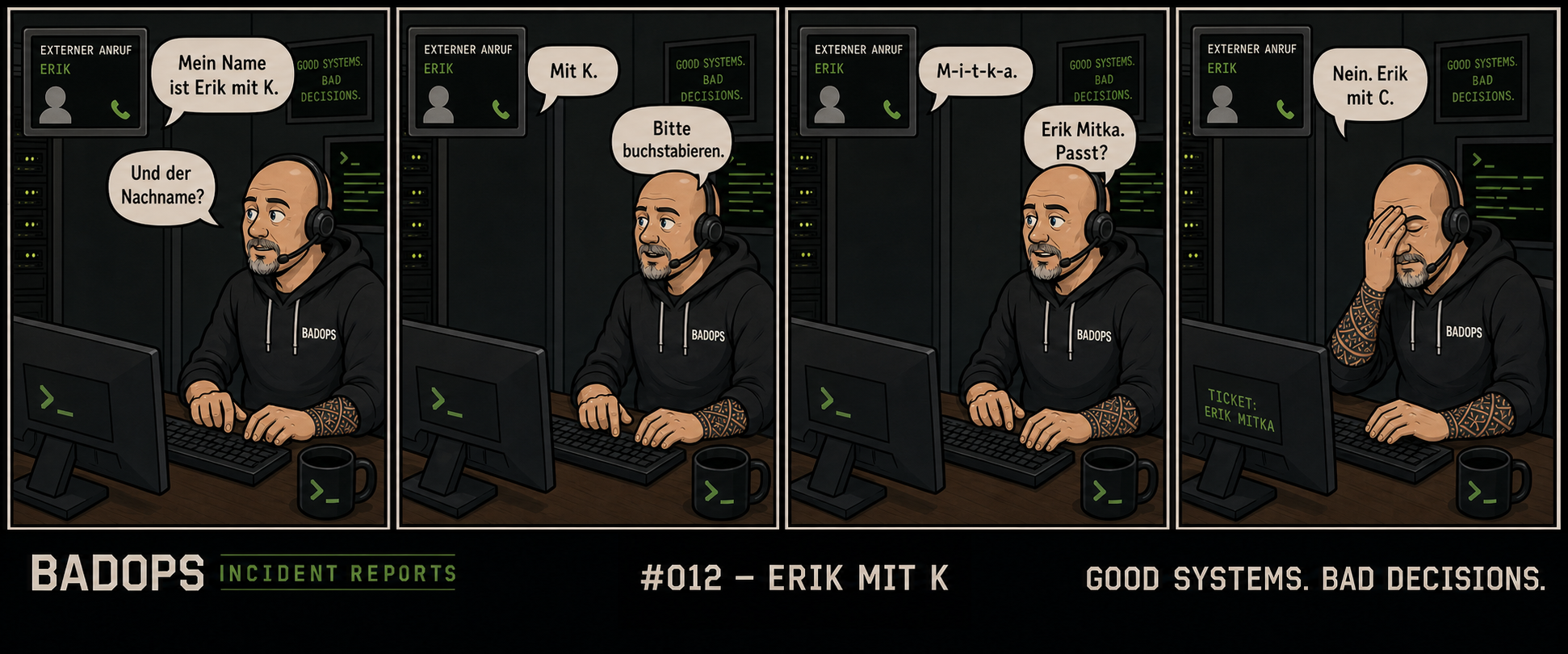Vorschau: BADOPS Incident Report 012 – Erik mit K